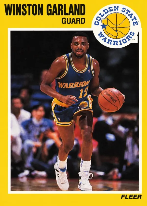 Winston Garland 1989 Fleer Basketball #53