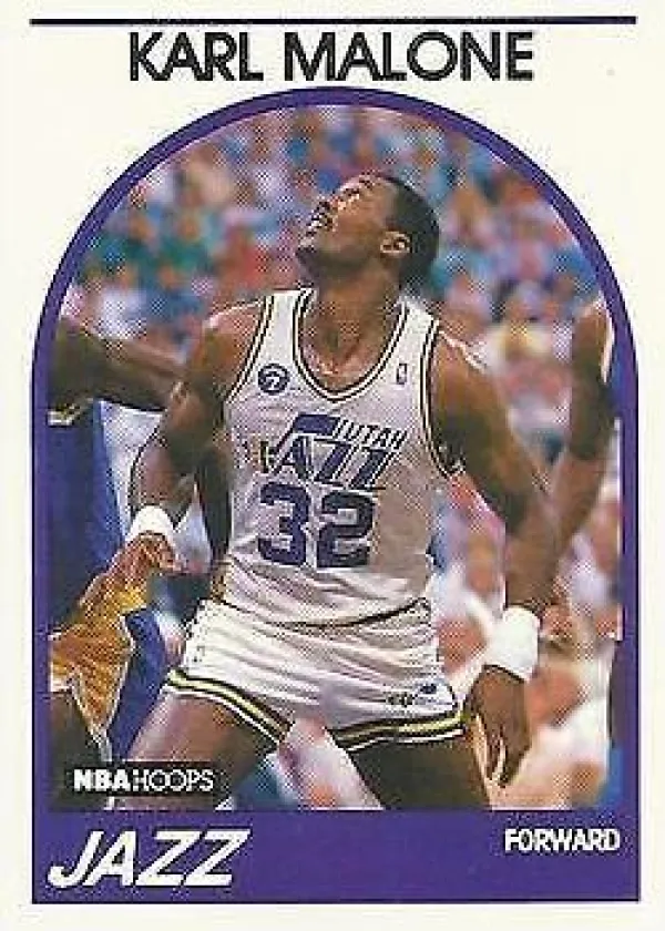 Karl Malone 1989 Hoops Basketball #30