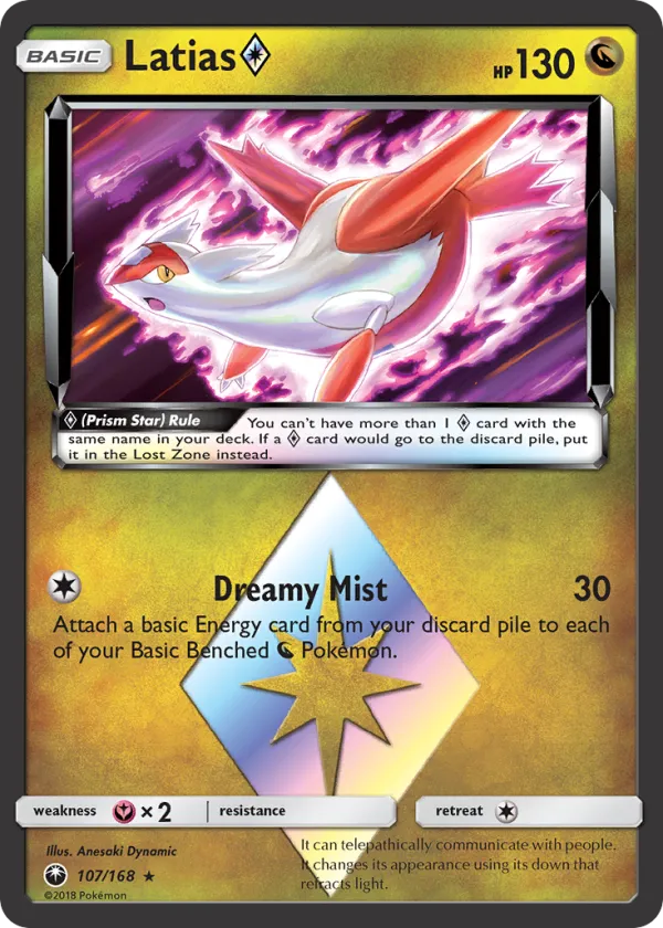 Latias ◇ Pokémon Celestial Storm #107 Holo