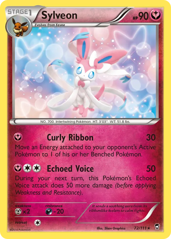 Sylveon Pokémon Furious Fists #72