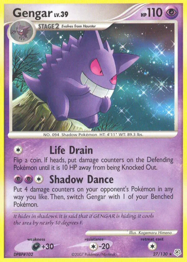 Gengar Pokémon Diamond & Pearl #27