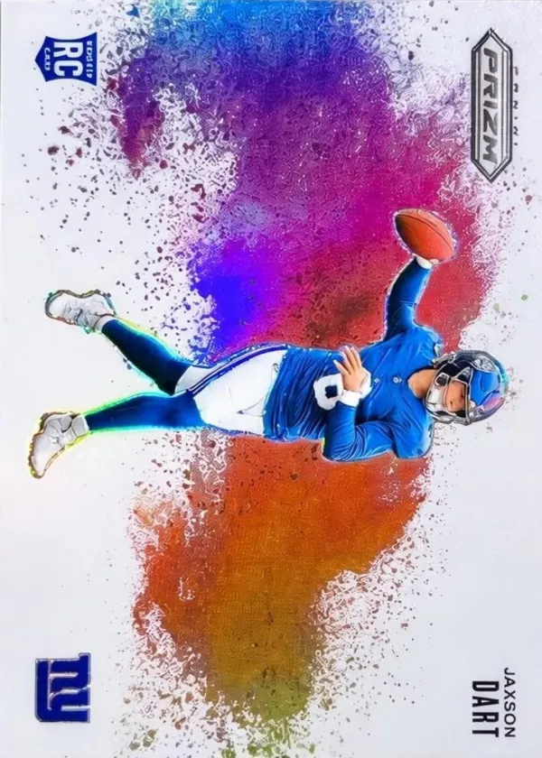 Jaxson Dart 2025 Panini Prizm Color Blast Football #22