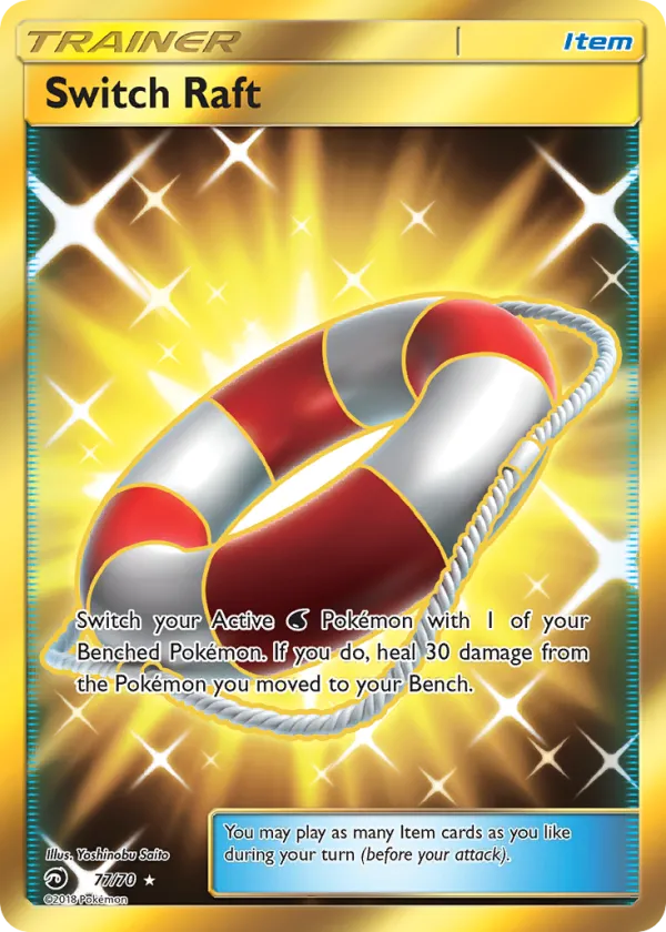 Switch Raft Pokémon Dragon Majesty #77 Holo