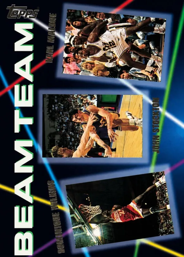 John Stockton 1992 Topps Beam Team Basketball Gold #4