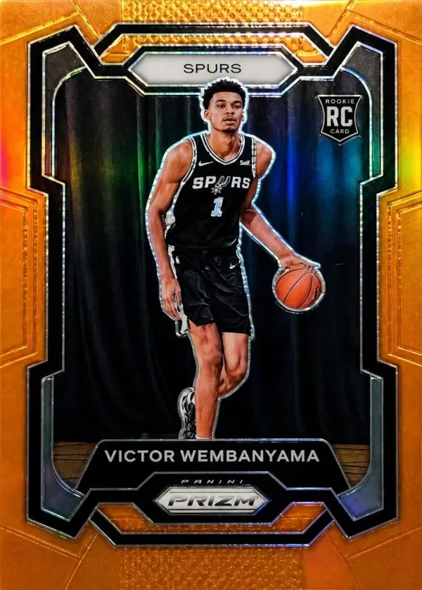 Victor Wembanyama 2023 Panini Prizm Basketball Orange #136