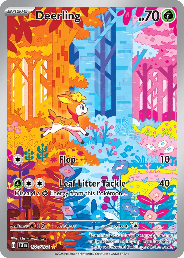 Deerling Pokémon Temporal Forces #165 Holo