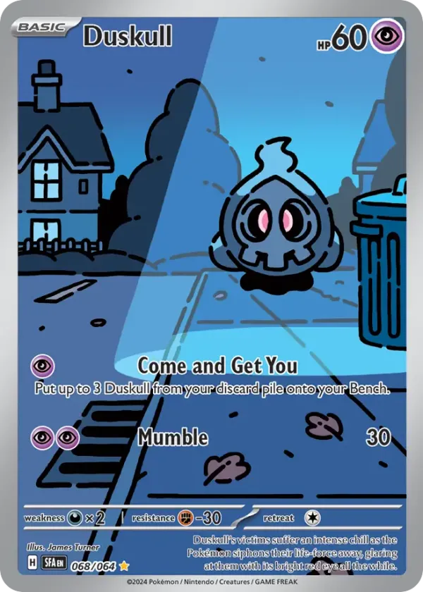 Duskull Pokémon Shrouded Fable #68 Holo