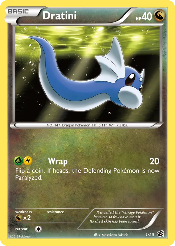 Dratini Pokémon Dragon Vault #1 Holo