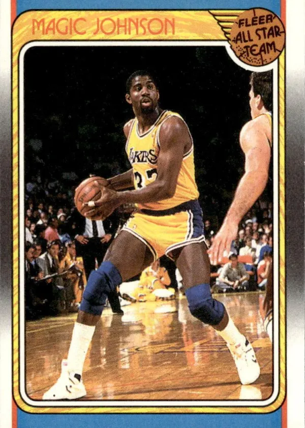 Magic Johnson 1988 Fleer All Star Basketball #123