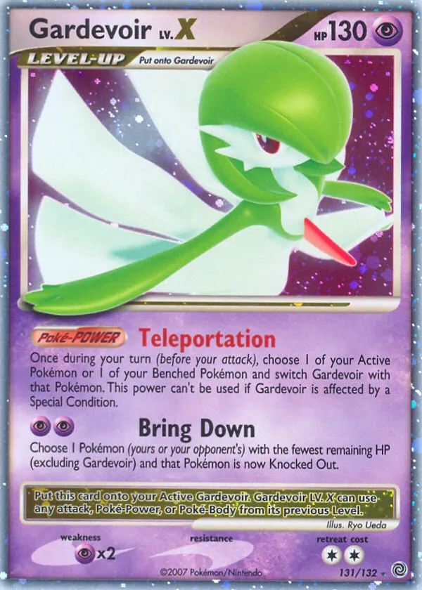 Gardevoir LV.X Pokémon Secret Wonders #131 Holo