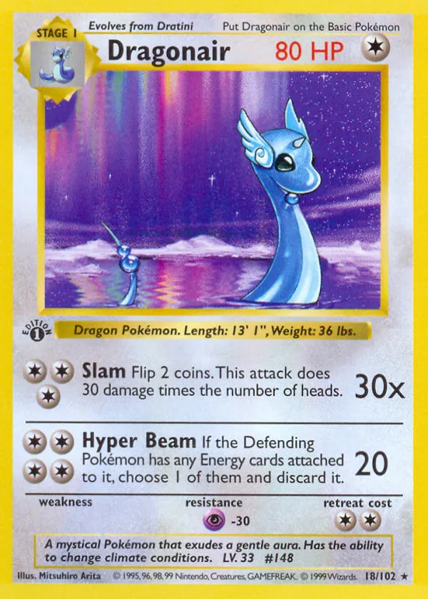 Dragonair Pokémon Base #18
