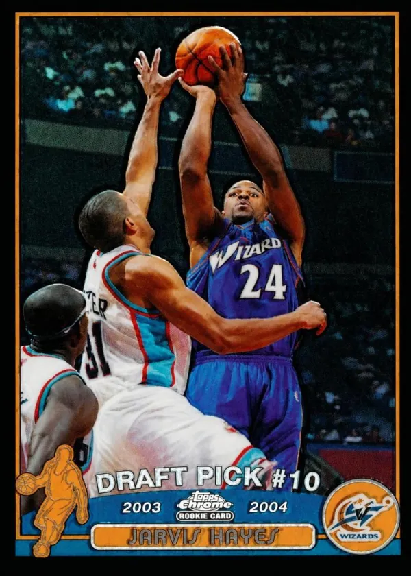 Jarvis Hayes 2003 Topps Chrome Basketball Black Refractor #120