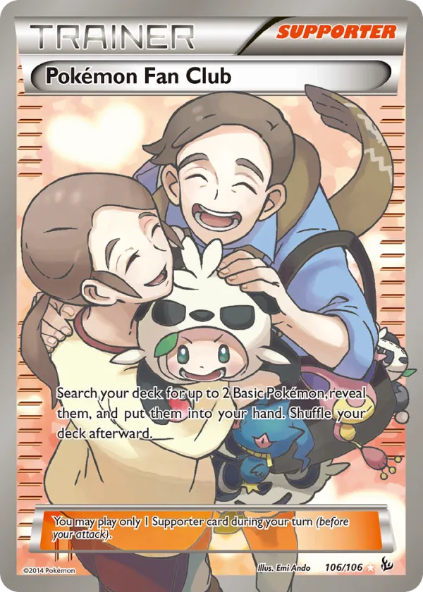 Pokémon Fan Club Pokémon Flashfire #106 Holo