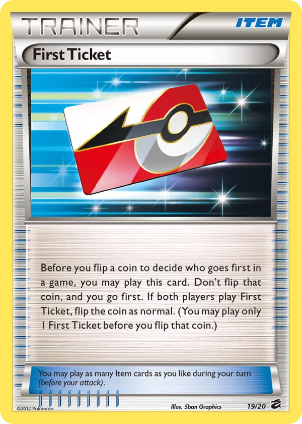 First Ticket Pokémon Dragon Vault #19 Holo