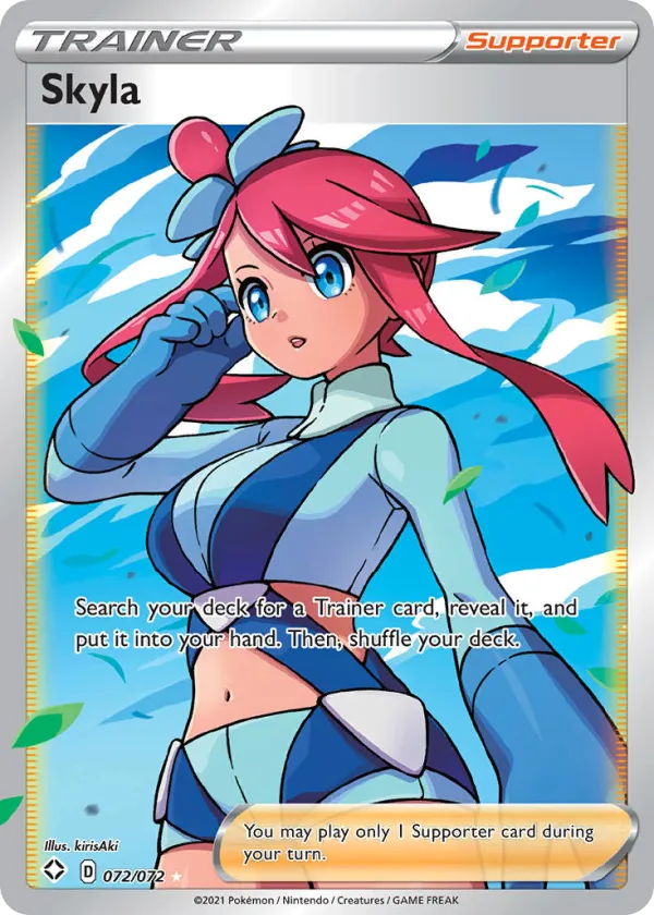 Skyla Pokémon Shining Fates #72 Holo