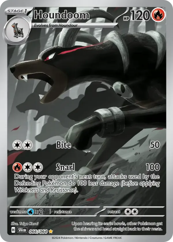 Houndoom Pokémon Shrouded Fable #66 Holo