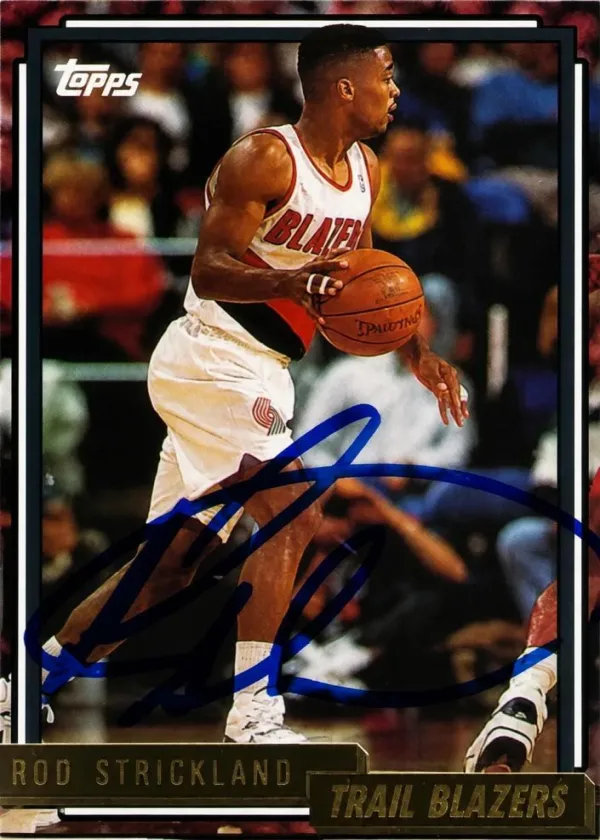Rod Strickland 1992 Topps Basketball #330