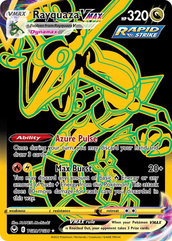 Rayquaza VMAX Pokémon Silver Tempest Trainer Gallery #TG29 Holo