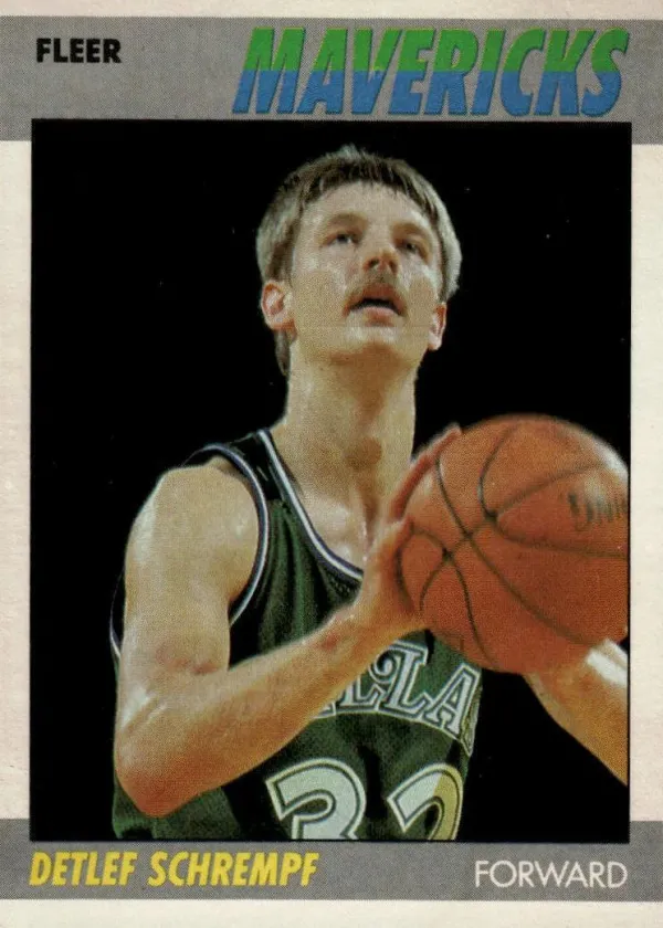 Detlef Schrempf 1987 Fleer Basketball #97