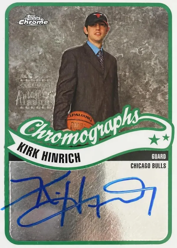 Kirk Hinrich 2003 Topps Chrome Chromographs Basketball #CA-KH
