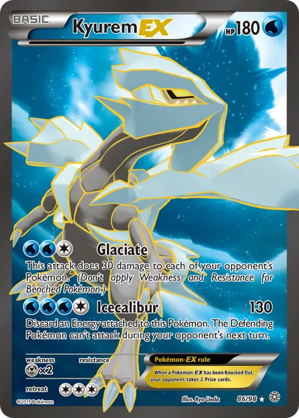 Kyurem-EX Pokémon Ancient Origins #86 Holo