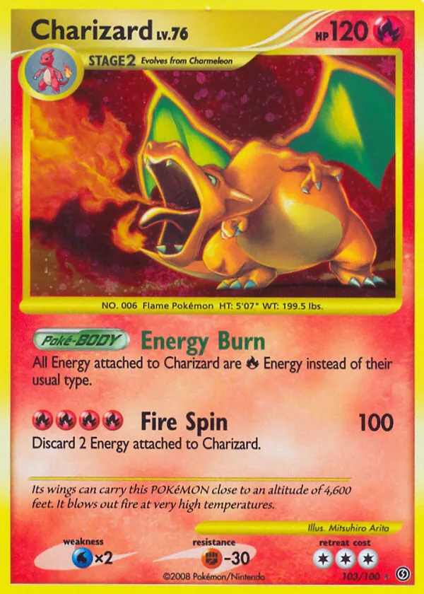 Charizard Pokémon Stormfront #103 Holo