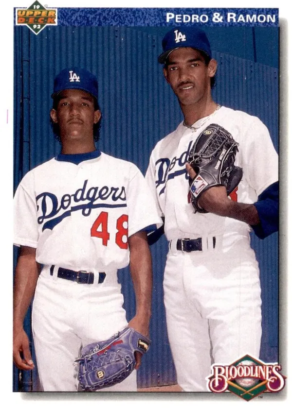 Pedro Martinez / Ramon Martinez 1992 Upper Deck Bloodlines Baseball #79