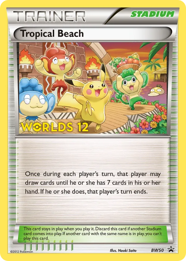 Tropical Beach Pokémon BW Black Star Promos #BW50