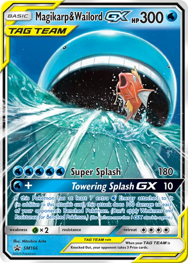 Magikarp & Wailord-GX Pokémon SM Black Star Promos #SM166 Holo