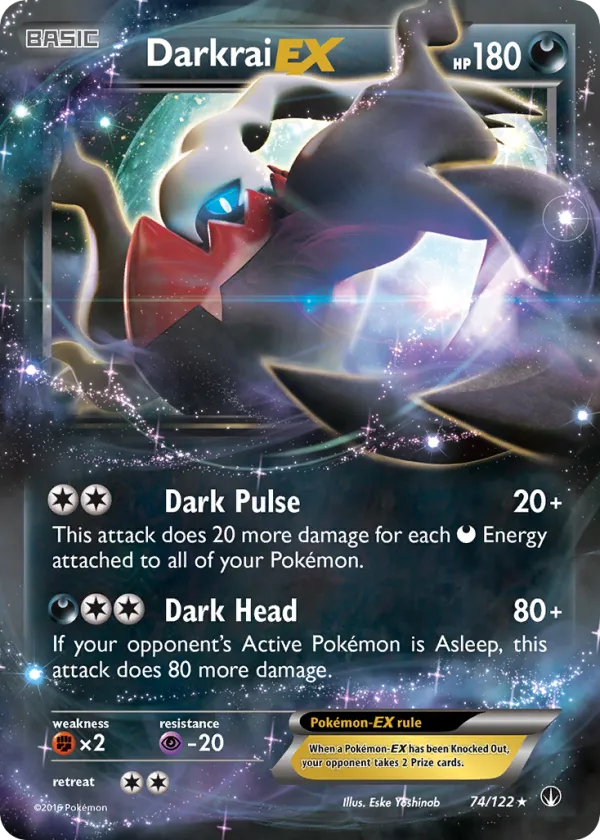 Darkrai-EX Pokémon BREAKpoint #74 Holo
