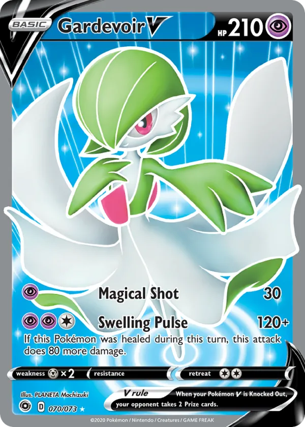 Gardevoir V Pokémon Champion's Path #70 Holo