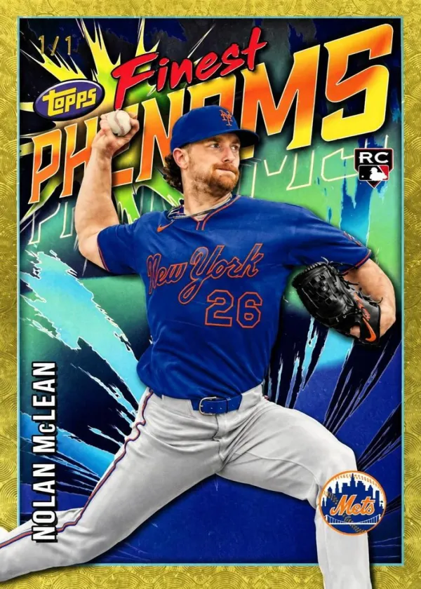 Nolan McLean 2026 Topps Finest Phenoms Baseball SuperFractor #FP-7