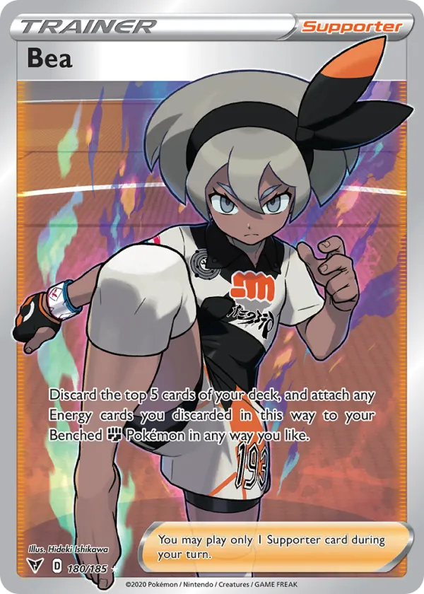 Bea Pokémon Vivid Voltage #180 Holo
