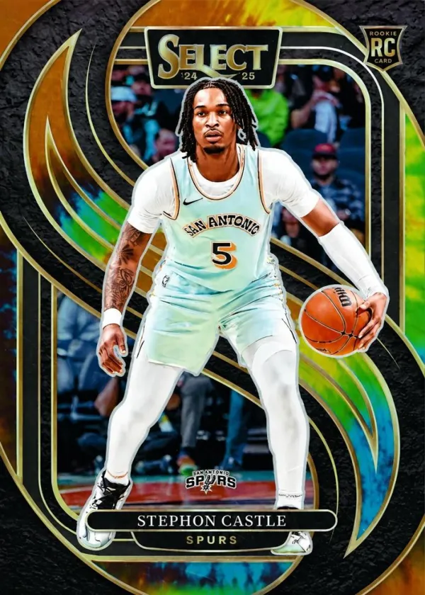 Stephon Castle 2024 Panini Select Premier Level Basketball Tie-Dye #175
