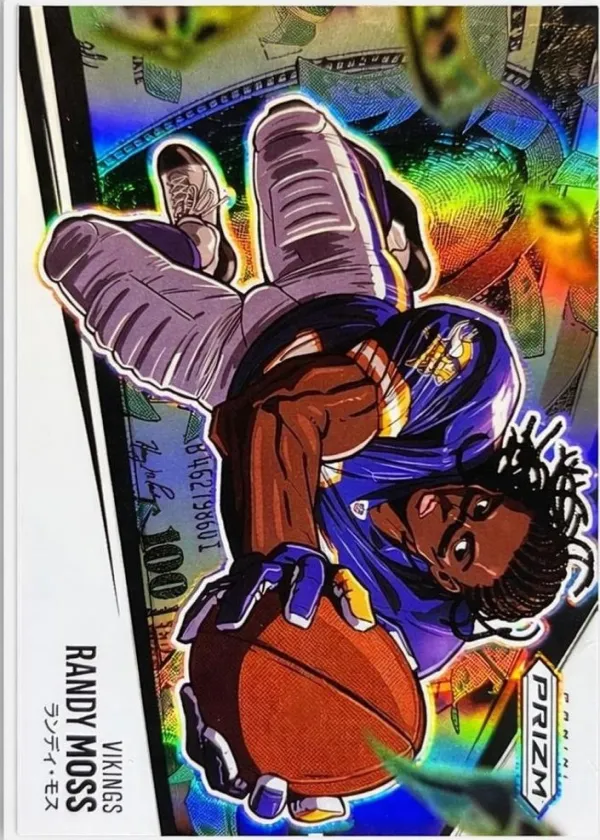 Randy Moss 2025 Panini Prizm Manga Horizontal Football #6