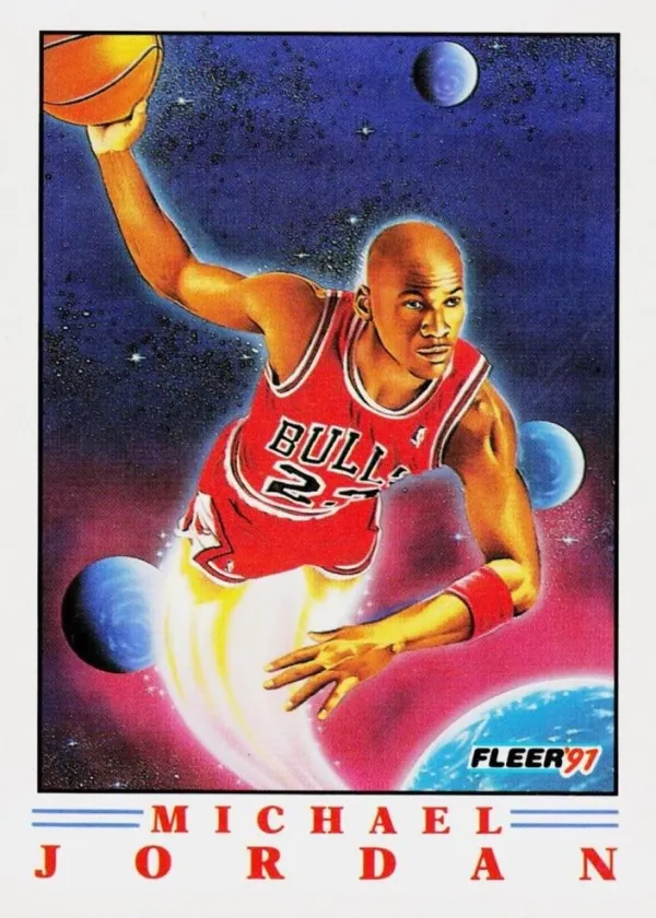 Michael Jordan 1991 Fleer Pro Visions Basketball #2
