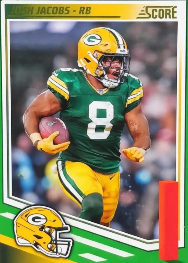 Josh Jacobs 2025 Panini Score Football Gold #190