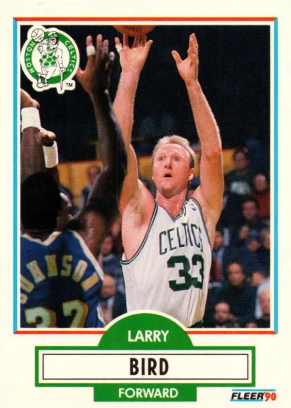 Larry Bird 1990 Fleer Basketball #8