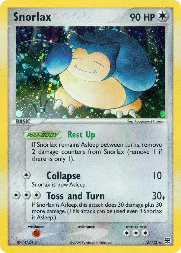 Snorlax Pokémon FireRed & LeafGreen #15