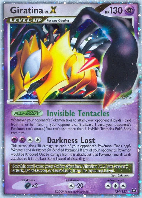 Giratina LV.X Pokémon Platinum #124 Holo