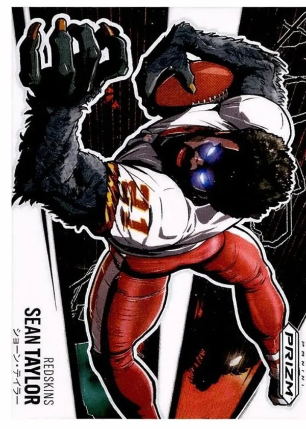 Sean Taylor 2025 Panini Prizm Manga Horizontal Football #7
