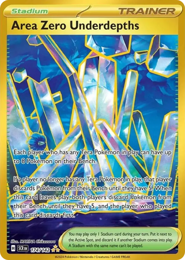 Area Zero Underdepths Pokémon Stellar Crown #174 Holo
