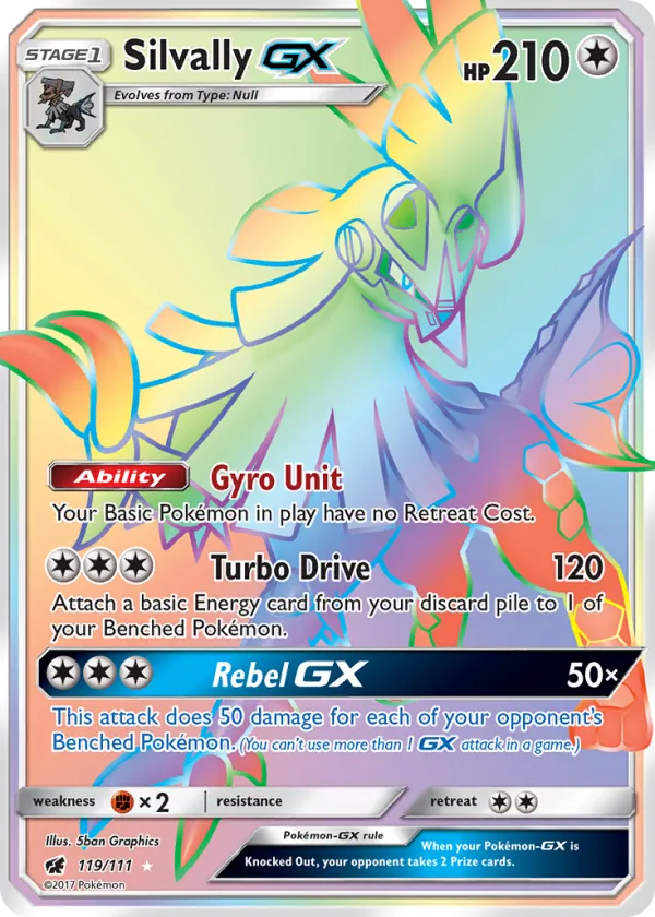 Silvally-GX Pokémon Crimson Invasion #119 Holo