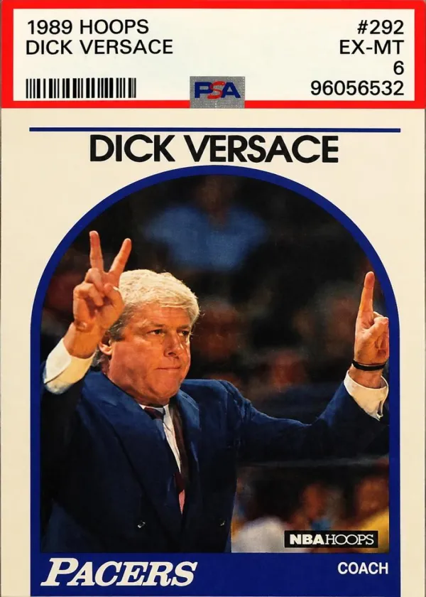 Dick Versace 1989 Hoops Basketball #292