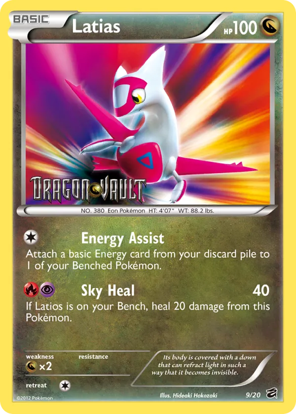 Latias Pokémon Dragon Vault #9 Holo