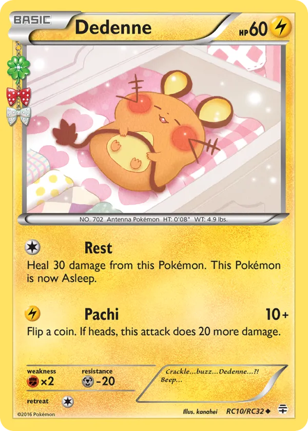 Dedenne Pokémon Generations #RC10 Holo