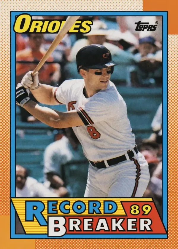 Cal Ripken Jr. 1990 Topps Record Breakers Baseball #8