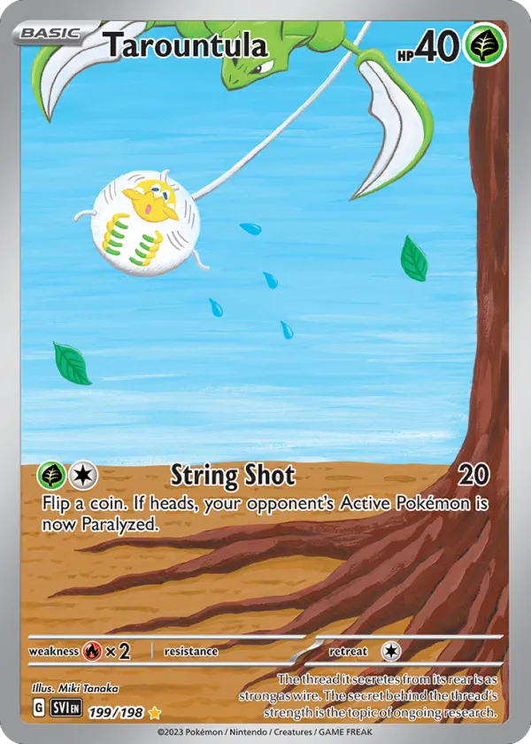 Tarountula Pokémon Scarlet & Violet #199 Holo