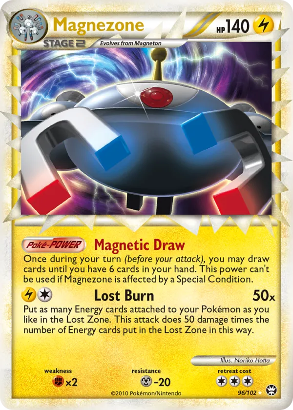 Magnezone Pokémon HS—Triumphant #96 Holo