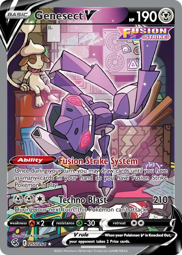 Genesect V Pokémon Fusion Strike #255 Holo